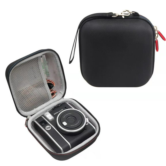 FYFTRAS Hard EVA Shell Black Carrying Storage Case for Instax Mini 40 Instant Camera