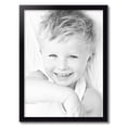 thumbnail image 2 of ArtToFrames 20" x 27" Satin Black Bull Nose Picture Frame, 20x27 inch Black Wood Poster Frame (WOM-1417), 2 of 7