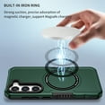 thumbnail image 6 of SaniMore for Samsung Galaxy S23 Case, Rugged PC Back Shockproof TPU Bumper Wireless Charging Strong Magnetic Shell Slim Lightweight Heavy Duty Protective Cover for Samsung Galaxy S23, Darkgreen, 6 of 10