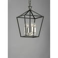 thumbnail image 2 of 25152TXBPN Maxim Lighting Abode-Four Light Chandelier-12 Inches wide by 18 inches high-Textured Black/Polished Nickel Finish    -Traditional, 2 of 5