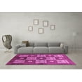 thumbnail image 3 of Ahgly Company Indoor Round Oriental Pink Industrial Area Rugs, 4' Round, 3 of 4