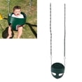 thumbnail image 1 of Full Bucket Toddler Swing , Plastic Coated Chains Bucket Swing High Back Adjustable Chains Strong Load Bearing Capacity  for Outdoor, 1 of 8