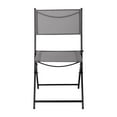 thumbnail image 5 of BizChair Set of 2 Commercial Grade Indoor/Outdoor Folding Chairs with Gray Flex Comfort Material Backs and Seats and Black Metal Frames, 5 of 16