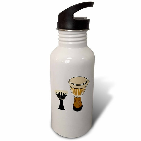 3dRose, African Drums.jpg, 21 oz Sports Water Bottle