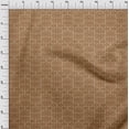 thumbnail image 4 of oneOone Cotton Poplin Tawny Brown Fabric Geometric Diy Clothing Quilting Fabric Print Fabric By Yard 42 Inch Wide, 4 of 5