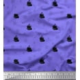 thumbnail image 1 of Soimoi Purple polyester Crepe Fabric Ship & Wheel Nautical Print Fabric by the Yard 42 Inch Wide, 1 of 1