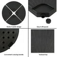 thumbnail image 5 of 4-Piece Cantilever Offset Patio Umbrella Base Stand, Fills Up to 160lbs Sand or Water Circle Patio Umbrella Stand Black, 5 of 5