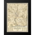 thumbnail image 2 of Meyer 14x18 Black Modern Framed Museum Art Print Titled - Elizabeth Town New Jersey - Meyer 1780, 2 of 5