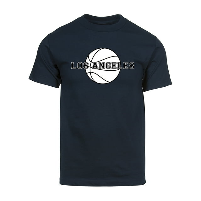 Gravity Threads T-Shirt de Basketball à Manches Courtes pour Hommes Los Angeles - Marine - 3TG