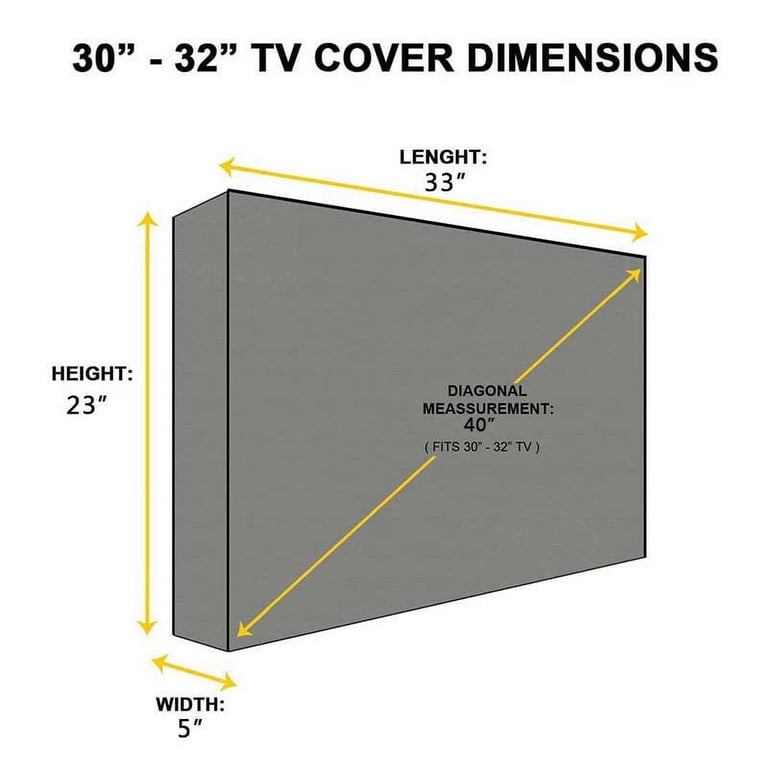 Outdoor TV Cover 30 to 32 Inch Weatherproof Protection photo 5
