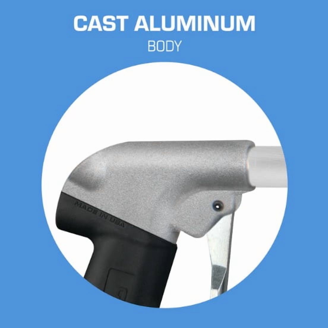 Guardair Pistol Grip Air Gun 72in Extension Aluminum OSHA Compliant High Power Venturi Nozzle