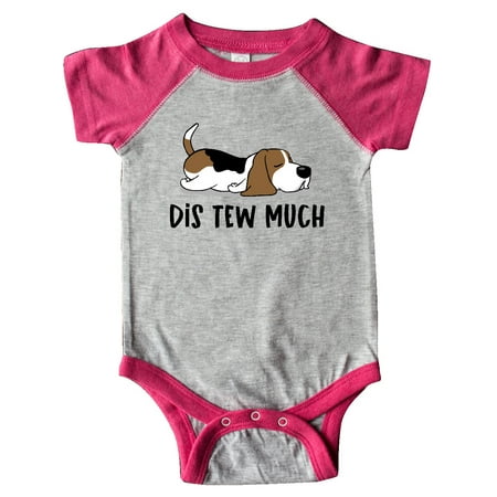 

Inktastic Napping Dis Tew Much Hound Dog Gift Baby Boy or Baby Girl Bodysuit