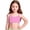 Pink, variant on DGMIOCS Girls Bikini Top UPF 50 , Bathing Suit Top for Girls Size: 4-5 Years Black