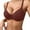 Brick Red#105, variant on Women Bra Solid Color Seamless Push Up Underwire Triple Breasted Sports Bra Woman Trendy Holiday Party Cycling Bras,Black,85D