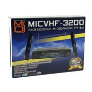 Mr. Dj MICVHF3200 Pair Professional Wireless Microphone System