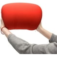 thumbnail image 3 of Traversin en Microbilles Squishy, Oreiller Orthopédique Rond Cylindrique de Soutien pour le Cou en Rouleau avec Mousse Mémoire pour Réduire les Maux de Dos - Rouge - 7 Pouces x 12 Pouces, 3 of 18
