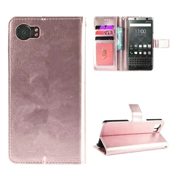 [PST] Blackberry BB Motion Wallet Case, Leather Magnetic Card Slot Wallet Folio Flip Case Cover