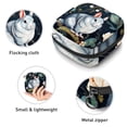 thumbnail image 3 of Animal Period Bag Sanitary Napkin Purse Small Coin Pouch Travel Waist Pouch Organizer Case 4.7x6.6x6.6 in Made of Velvet Cloth, Sponge, 3 of 6