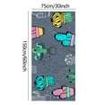 thumbnail image 3 of FastXmas Microfiber Beach Towel, Oversized Colorful Cactus Pattern Sand-Free Beach Towel, Thin Lightweight Absorbent Quick Dry Pool Towels Soft Breathable Travel Bath Towel for Adults Kids(30"x59"), 3 of 5