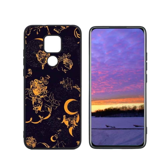 Compatible with Moto G Play 2021 Phone Case, Night-488 Case Silicone Protective for Teen Girl Boy Case for Moto G Play 2021