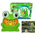 thumbnail image 1 of EIMELI Kids Bubble Frogs Outdoor Party Automatic Blower Machine Toy Summer Maker for Education, 1 of 1