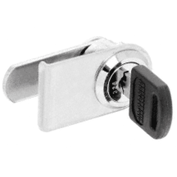 CRL LK18 Chrome Left Hand Lock for Swinging Glass Door