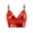 Red, variant on Wang6 Women's Cropped Spaghetti Strap Camisole Tops Sparkle PU Longline Bras Summer Sleeveless Sling Tank Tops White XXL
