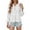 White, variant on MIXUE Boho Tops For Women Summer Solid Color V Neck Long Sleeve Lace Hollow Out Blouse Cardigan T Shirts Daily-Wear,White,M