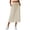 Beige, variant on Womens Capri Lace Strap Pants Summer Elastic Waist Casual Business Pants Work Lounge Pants with Pockets XL