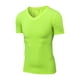 thumbnail image 5 of Camisas de Manga Corta de los Hombres Color Sólido Secado Deporte Tren Cuello en V, Spandex de Poliéster Ligero para el Ejercicio Y el Uso Diario, 5 of 9