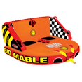 thumbnail image 2 of Sportsstuff Inflatable Big Mable Sitting Double Rider Towable Boat Tube (2 Pack), 2 of 6