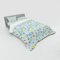 thumbnail image 3 of Ambesonne Nautical Bedding Set 3 Pcs, Marine Themed Starfish, Twin, Blue and Yellow, 3 of 3