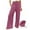 Hot Pink, variant on SROBPTY Womens Pants, Casual Pants Women, Women's Loose Wide Leg Pants High Waist Straight Pants Casual Pants