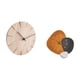 thumbnail image 5 of Reloj de pared redondo de madera decorativo, moderno y silencioso, apto para sala de estar, dormitorio, cocina, oficina y comedor., 5 of 8