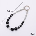 thumbnail image 2 of Cordón de perlas para teléfono, correa para la muñeca, paquete de 3 cuentas, pulsera corta, abalorios para teléfono, cordones para monedero, llaves, tarjetas de identificación, 2 of 5