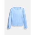 thumbnail image 2 of Wonder Nation Girls Kid Tough Tee with Long Sleeves, 3 Pack, Sizes 4-18 & Plus, 2 of 4