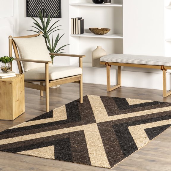 nuLOOM Area Rug, 8' x 10', Black