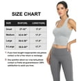 thumbnail image 6 of Porvike Crop Tops for Women Workout Tanks Racerback Cropped Yoga Shirts 3 Pack Blue/Grey/Red S, 6 of 6