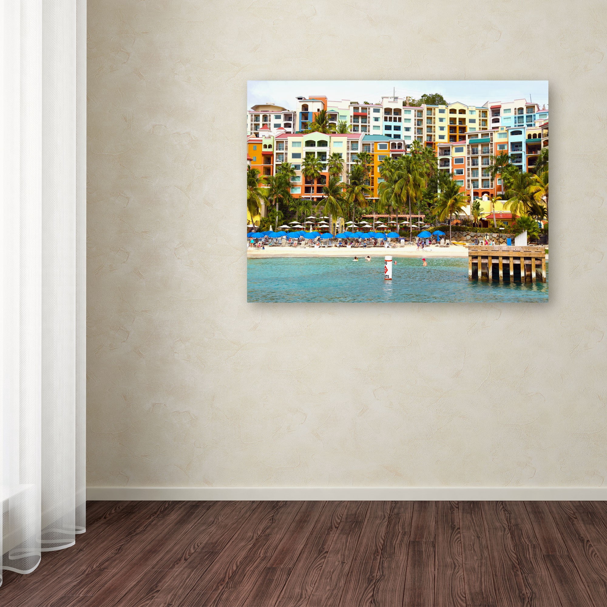 Trademark Fine Art "Virgin Islands 8" Canvas Art by CATeyes