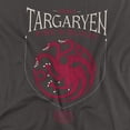 thumbnail image 2 of Game of Thrones House Targaryen Sigil Women's T Shirt,Charcoal, X-Large, 2 of 6