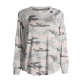 thumbnail image 6 of Secret Treasures Essentials Women's Camo Hacci Top, 6 of 6