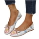 thumbnail image 4 of Zapatos de verano para mujer, sandalias casuales para mujer, sandalias bordadas de fondo plano Wmkox8yii nm9976, 4 of 9