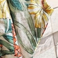thumbnail image 4 of Camisas Para Hombre Manga Larga Regular Fit Casual Hombres Solapa Estampado Contraste Color Manga corta Puño Botón Estilo puerto Camisa floral Playa de Top de verano hawaiano (Black, XXL), 4 of 7