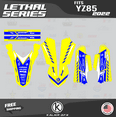 thumbnail image 2 of Kalair GFX Graphics Kit for Yamaha YZ85 (2022-2023) Lethal Series, 2 of 5