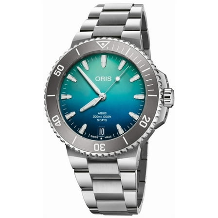Oris Great Barrier Reef Limited Edition IV Blue Dial Stainless Steel Men's Watch 01 400 7790 4185-SET
