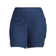 thumbnail image 3 of Just My Size Women's Plus Size Summer Casual Pull on Walkshorts Grommet Hem Detail, 3 of 8