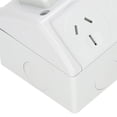 thumbnail image 3 of Prise Étanche 3 Trous Réceptacle de Prise Électrique au Standard 220V 15A pour Extérieur, 3 of 8