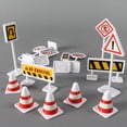thumbnail image 3 of SHOWERORO 6Set Road Sign Toys Assorted Color Plastic Traffic Education Improve Safety Awareness For Kids 1.5x2.5x6in, 3 of 8