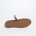 thumbnail image 5 of Miqool Womens Mary Jane Flats Low Heel Round Toe Bowknot Contrast Lace Shallow Mouth One Buckle Casual PU Shoes, 5 of 8