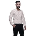 thumbnail image 2 of BESTMAN Slim FitShirtsFor Men Button DownLong Sleeve PrintedShirtsFor Boys, 2 of 5